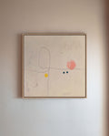 Low Sun, Japandi Abstract Canvas Print