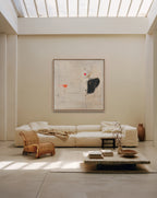 Quiet Form, Japandi Abstract Canvas Print